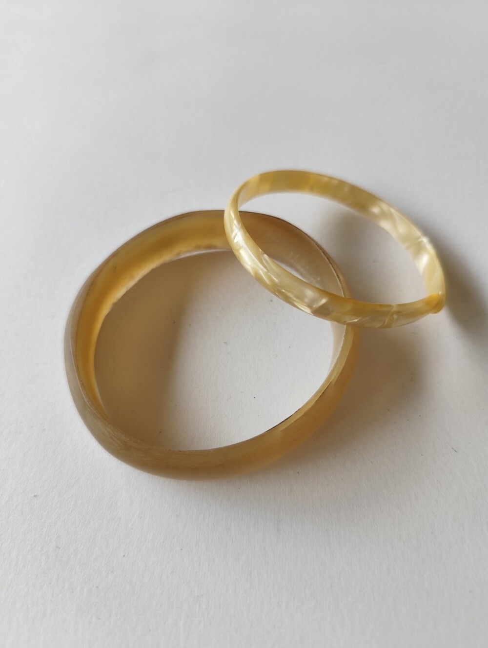 Set of 2 Buffalo Horn Bangles